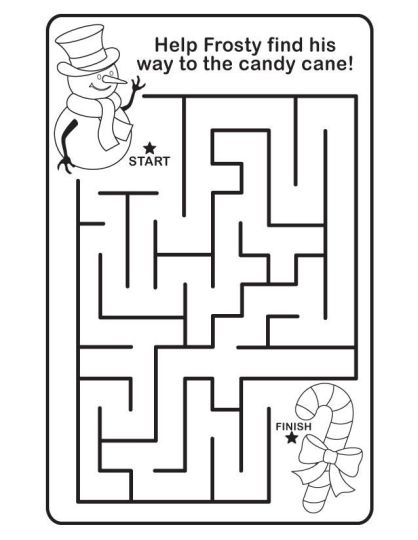 Christian christmas maze